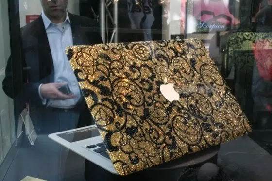 Image result for Bling My Thing’s “Golden Age” MacBook Air – $26,000